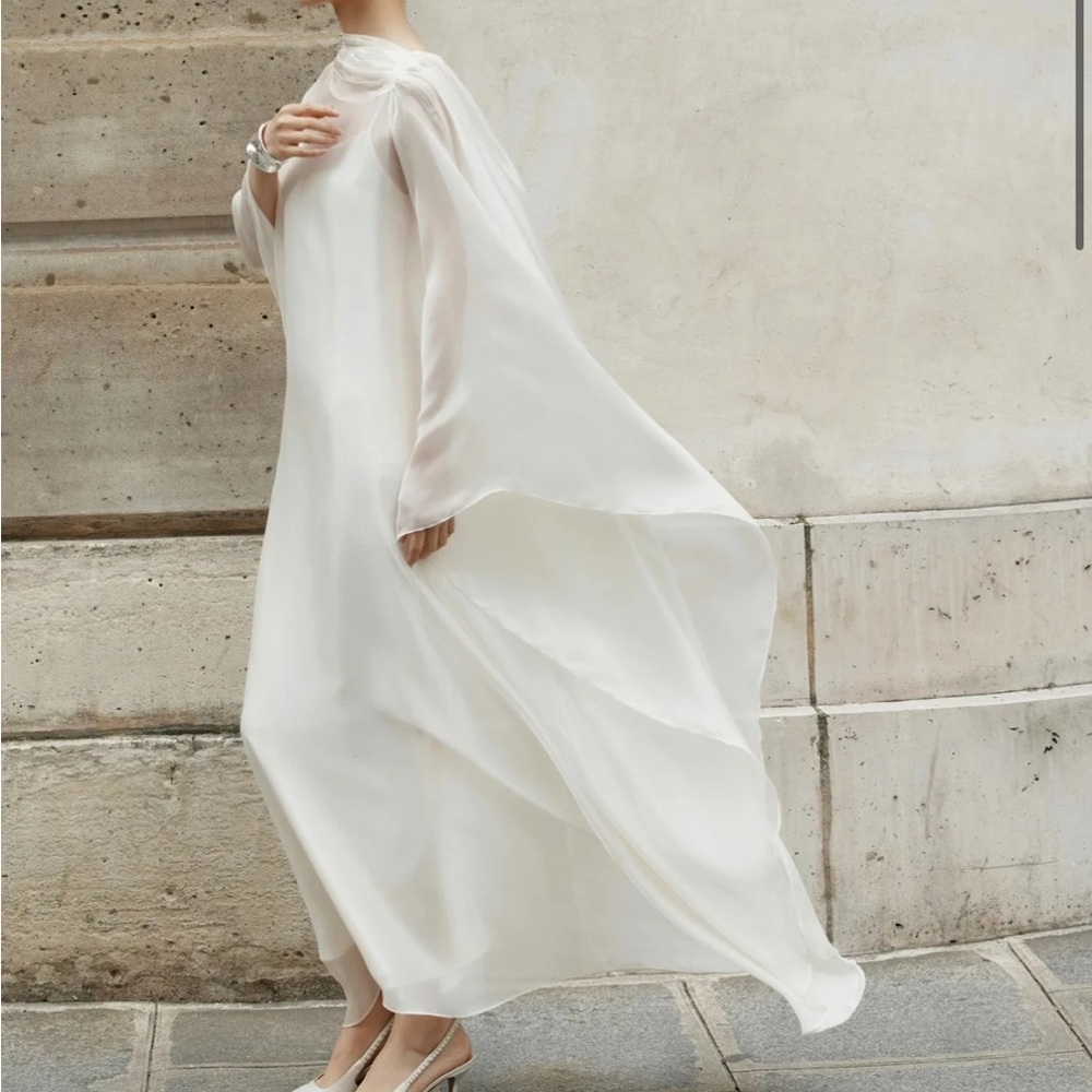 Mary Rose Dress - Huong Boutique Ivory Maxi Dress